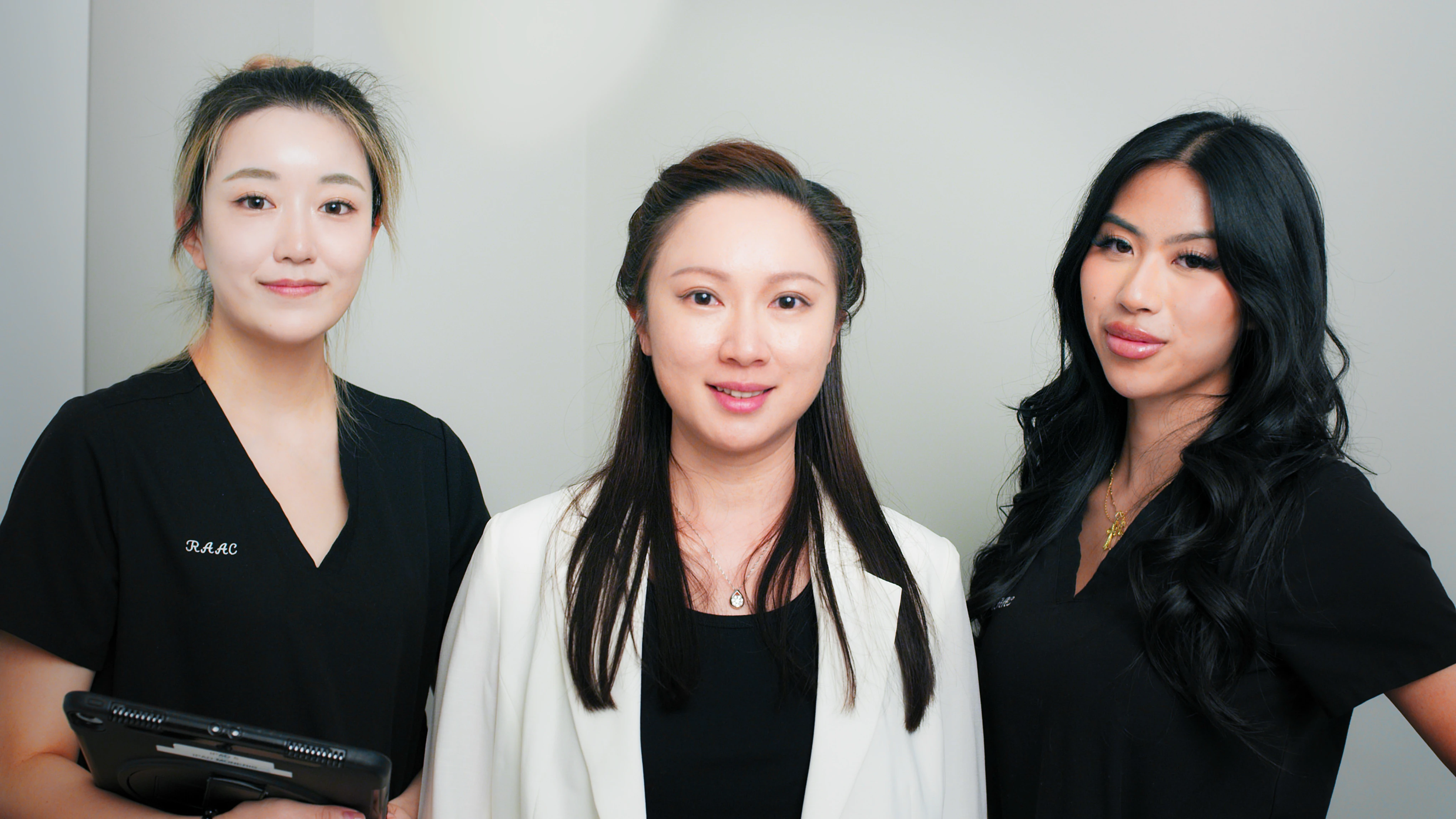 RAAC medical aesthetics team with Serena